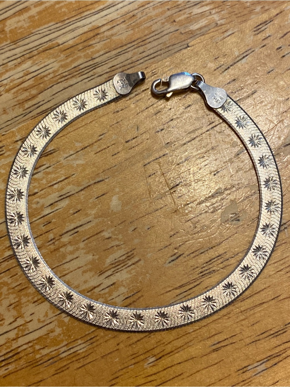 Vintage Milor Sterling Starburst Bracelet